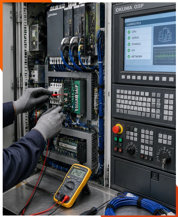 Ремонт систем ЧПУ Okuma OSP в Большой Камне